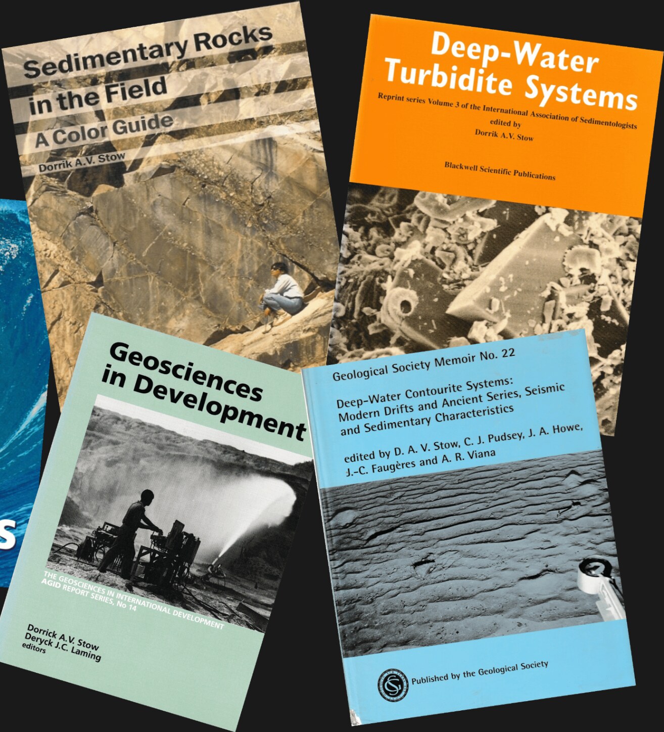 Selection of book covers on geoscience and oceanography