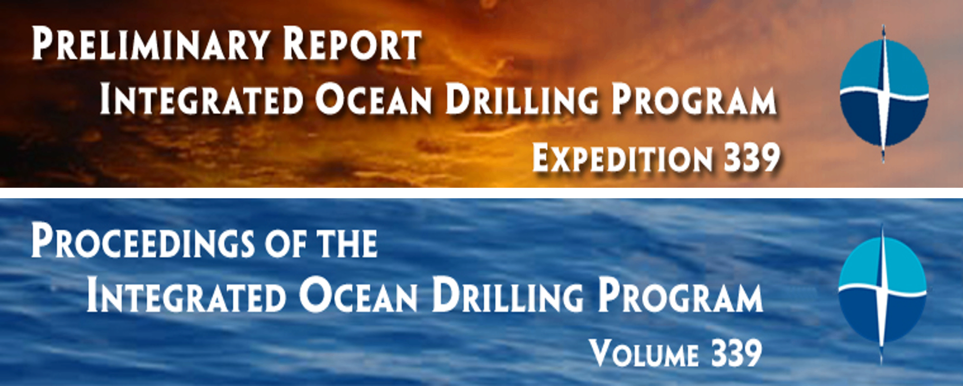 Banners for the Integrated Ocean Drilling Program — Expedition 339 reports and proceedings
